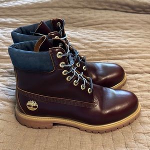 Timberland, maroon, men’s 10